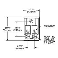Blue Sea Fuse Block Maxi 30-80Amp