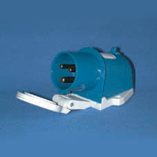 Surface Mounted Mains Inlet Male Connector