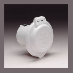 Marinco 16A 230V Inlet Contoured Ez Lock C/W Enclosure