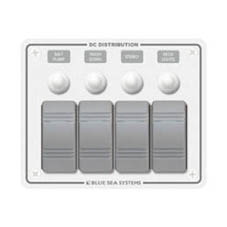 Blue Sea 4-Pos Ip66 W/Proof H Panel White