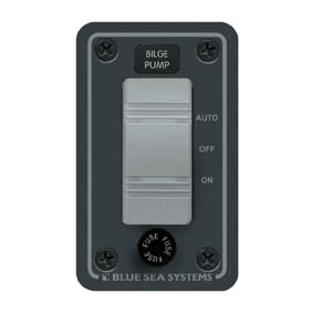 Blue Sea Ip66 W/Proof V Bilgepump Panel Bk