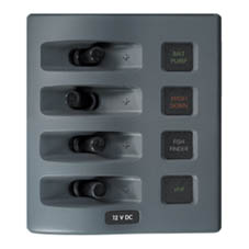 Blue Sea 4-Pos Ip67 W/Proof V/H Panel Grey W