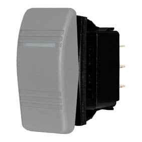Blue Sea Contura Switch Dpst Off/(On) Grey