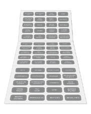 Blue Sea W/Proof Dc Label Kit Compact Grey