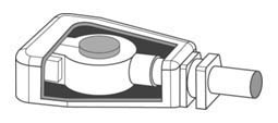 Blue Sea Cablecap Straight Terminal