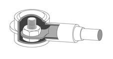 Blue Sea Cablecap Stud Black Cable 1
