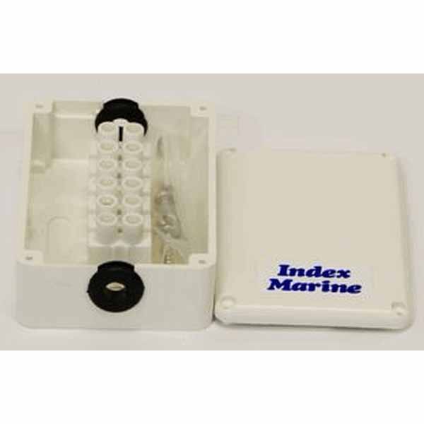 JB1P Junction Box Plastic 72x50x25mm 2x65mm Glands