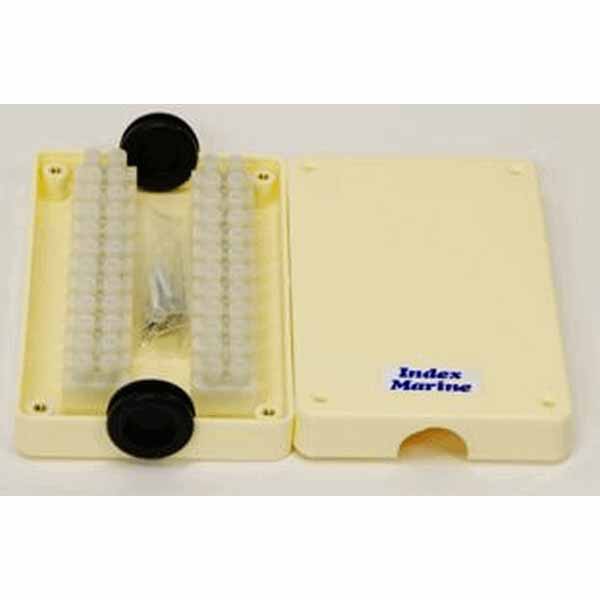 JB4P Junction Box Plastic 143x80x30mm 2x15mm Glands