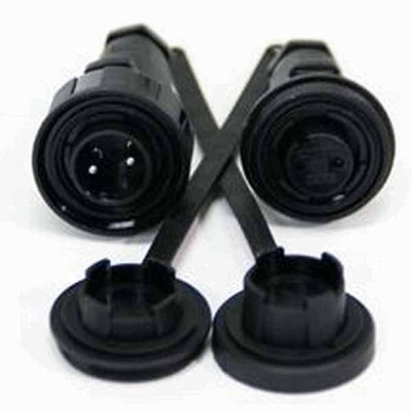 2 Pin Plug & IL Skt Kit IP68 Bulgin DP c/w Caps & Screws