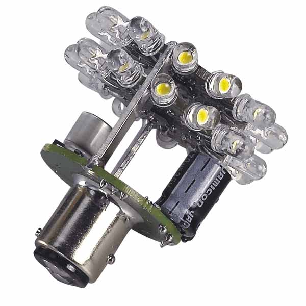 Led Bulb 3Nm Bay15D 12-24V IMO Col Regs