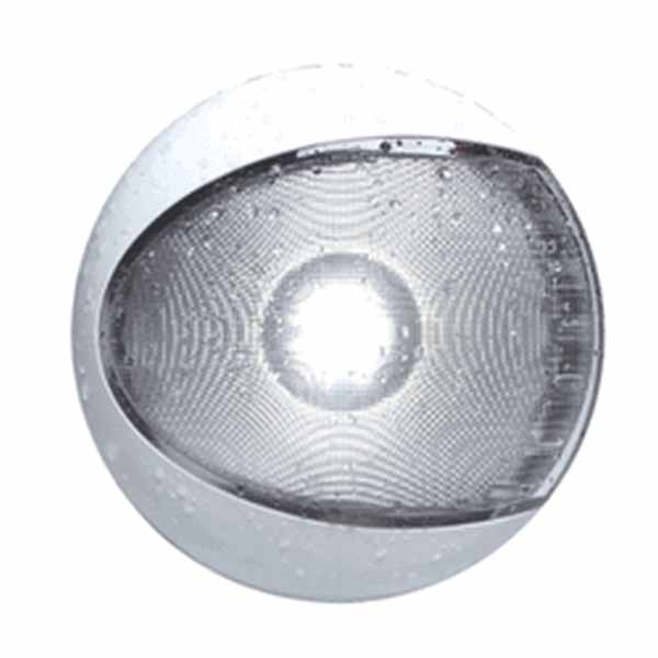 EuroLED Interior/Exterior LED White Lamp with White Shroud