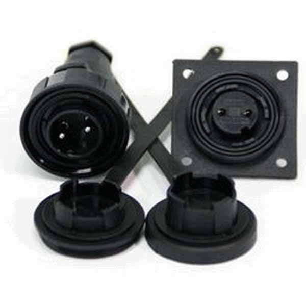 7 Pin Plug & LF Skt Kit IP68 Bulgin DP c/w Caps & Screws