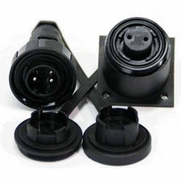 7 Pin Plug & BH Skt Kit IP68 Bulgin DP c/w Caps & Screws