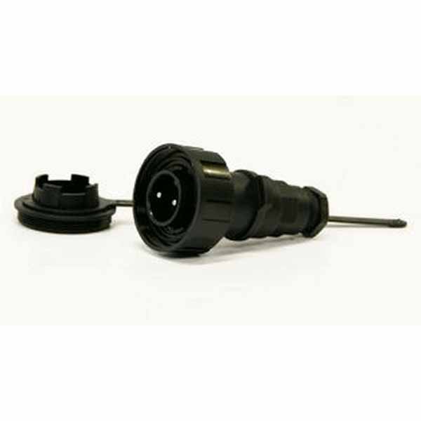 9 Pin Plug IP68 Bulgin DP c/w Caps & Screws