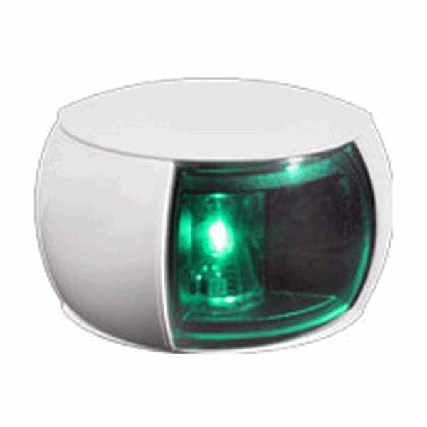 2NM Starboard Side Light White Shroud Coloured Lens
