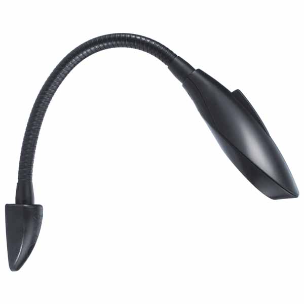 Shark LED White/Red 10-30V, Black Finish