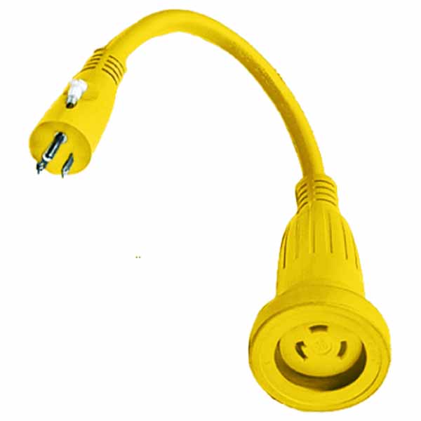 30A 125V locking plug adaptor