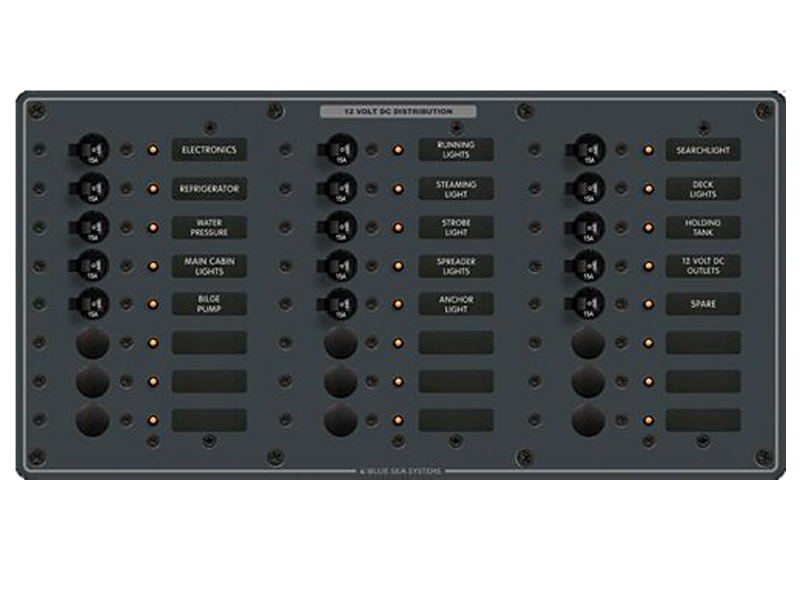 Circuit Breaker Panel 24 Way 12v-24v