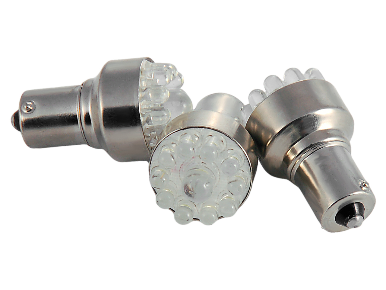 BA15s (SCC) 12 LED Bulb 30° White 12v
