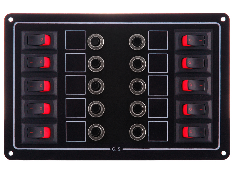 Switch/Circuit Breaker Panel 10 Way