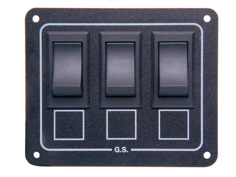 Waterproof Rocker Switch Panel 3 Way