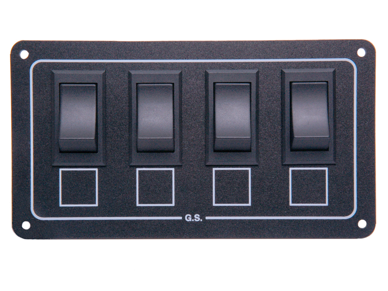 Waterproof Rocker Switch Panel 4 Way