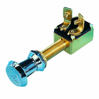 Brass On/Off Switch 15A 12V - Boat Electricals