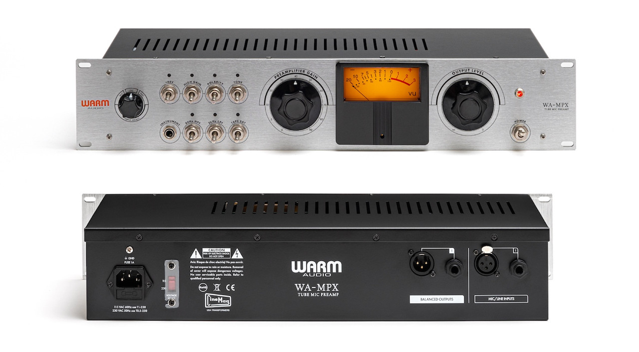 Warm Audio WA-MPX 1-channel Tube Mic/Line/Instrument Preamp - STL Pro Audio