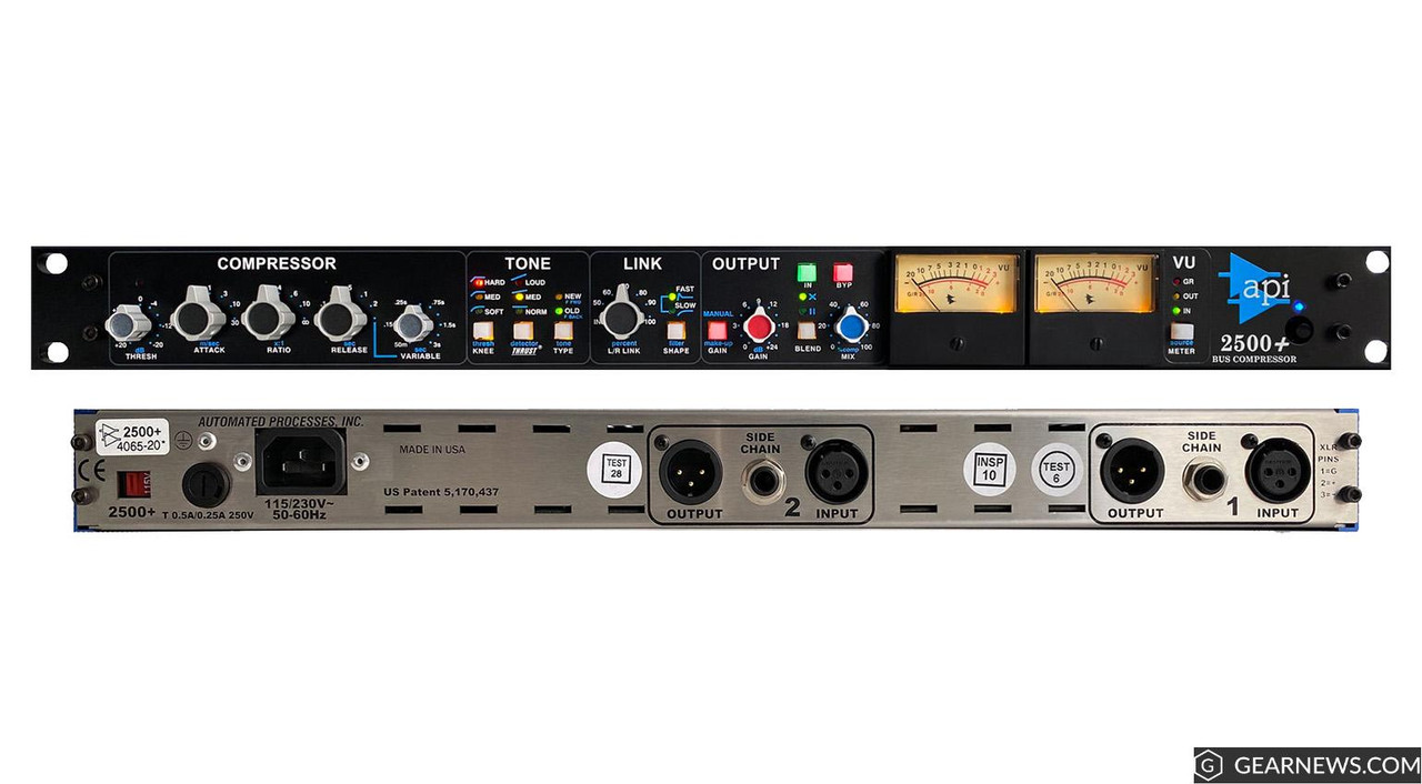 API 2500+ Stereo Bus Compressor | STL Pro Audio