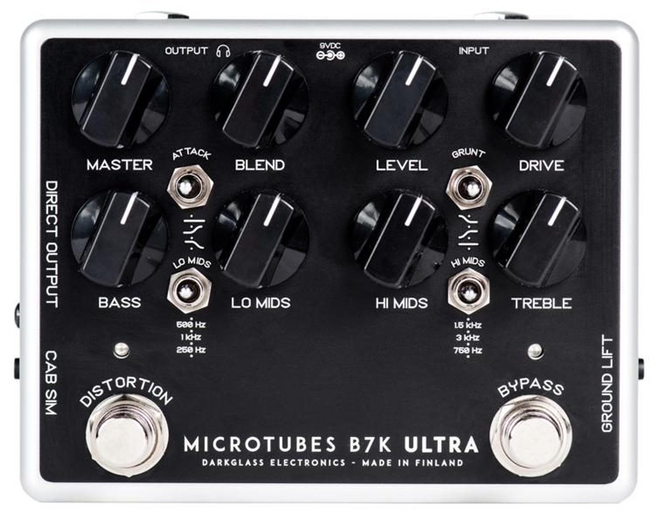 Darkglass Microtubes B7K Ultra V2 Bass Preamp Pedal - Aux In - STL