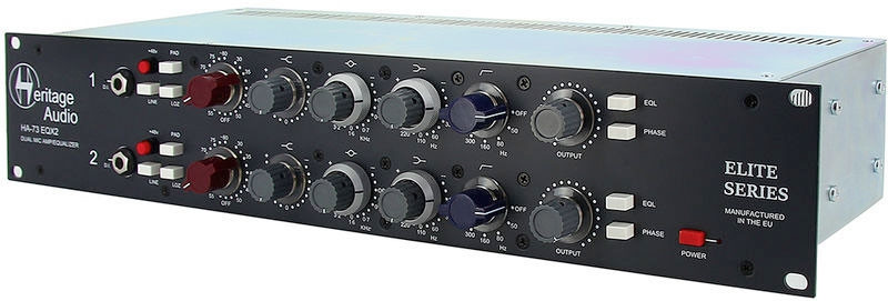 Heritage Audio HA73EQX2 ELITE - Dual Channel Mic Preamp with EQ