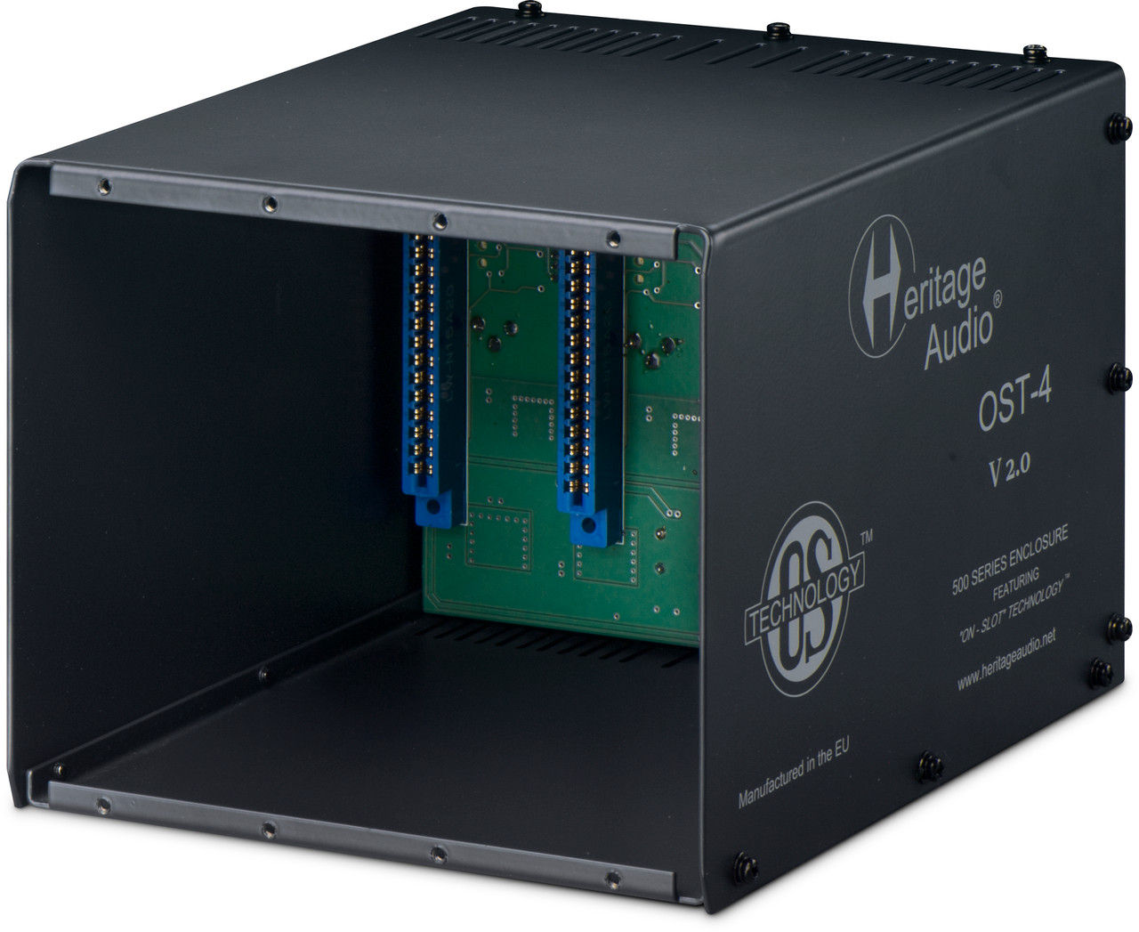 Heritage Audio HAOST4v2 4slot 500 Series Chassis STL Pro Audio