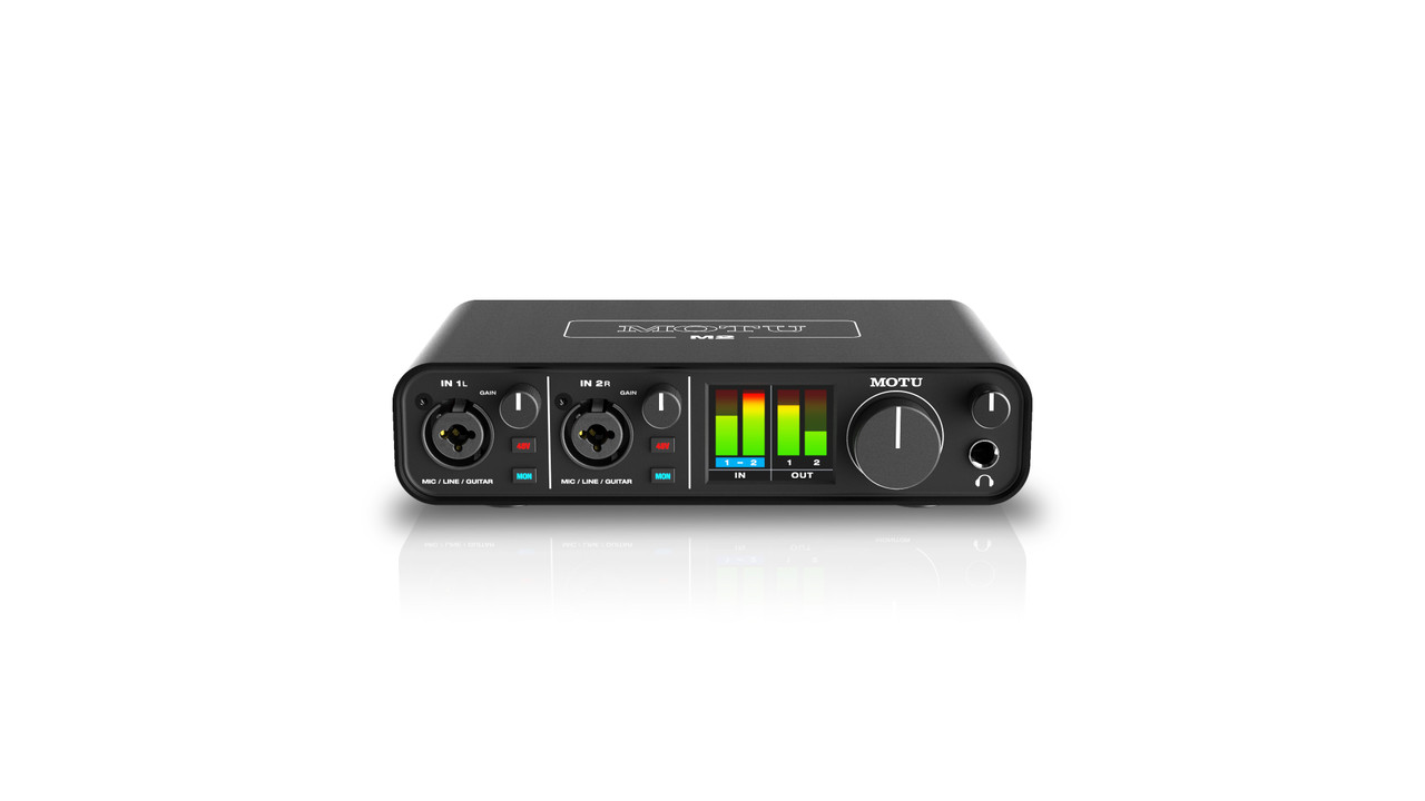 MOTU M2 2x2 USB-C Audio Interface | STL Pro Audio