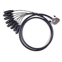 DB25 Female to Female XLRs - 3m Canare Cable