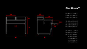 Wavebone - Star Rover Studio Desk Cable Tray Bundle