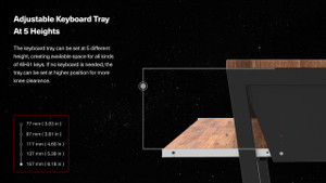 Wavebone - Star Rover Studio Desk Cable Tray Bundle