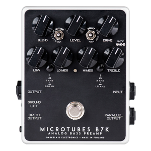 Darkglass Microtubes B7K Ultra V2 Bass Preamp Pedal   Aux In   STL