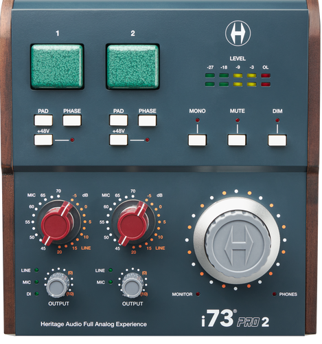 Heritage Audio - i73® PRO 2 2 x 4 USB-C interface