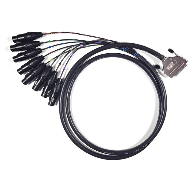 DB25 Female to Female XLRs - 1m Canare Cable DB25 Female to Female XLRs - 1m Canare Cable