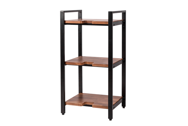 Wavebone - Jenga Triple Studio Shelf Walnut Wavebone - Jenga Triple Studio Shelf Walnut