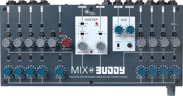 Heritage Audio Mix Buddy Preamp and Mixer