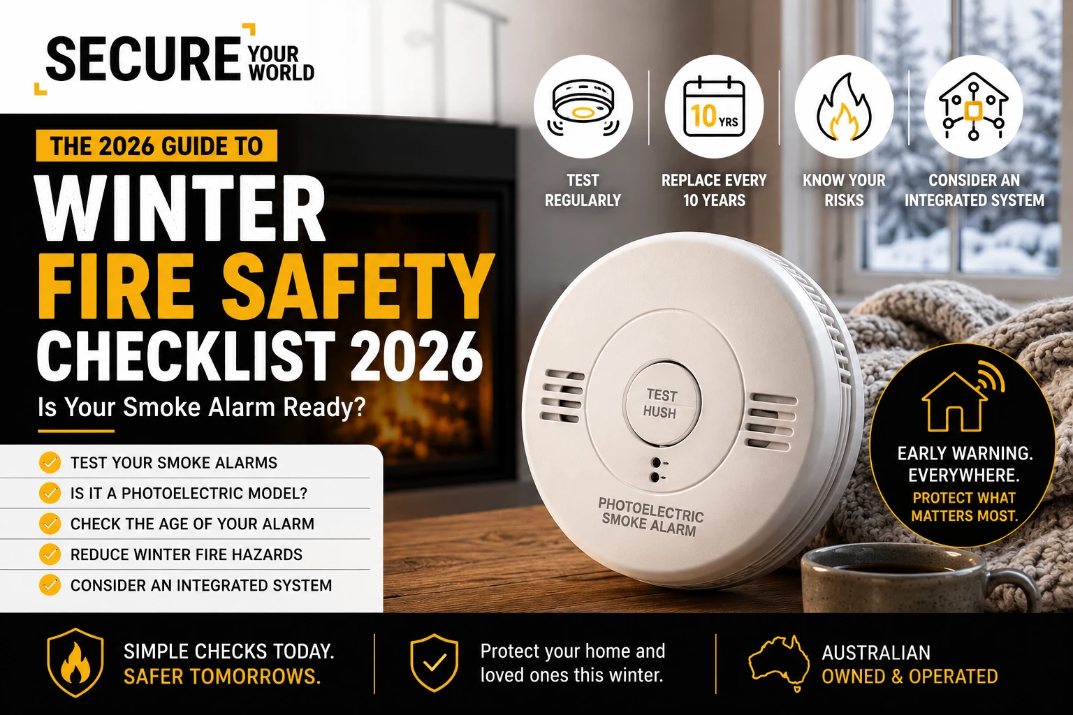 Winter Fire Safety Checklist 2026
