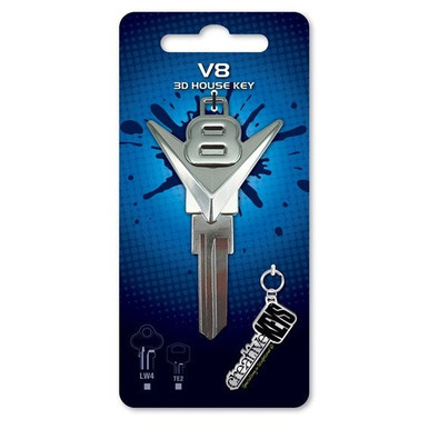 Creative Keys 3D Art – Chrome V8 TE2 - Secure Your World Pty Ltd