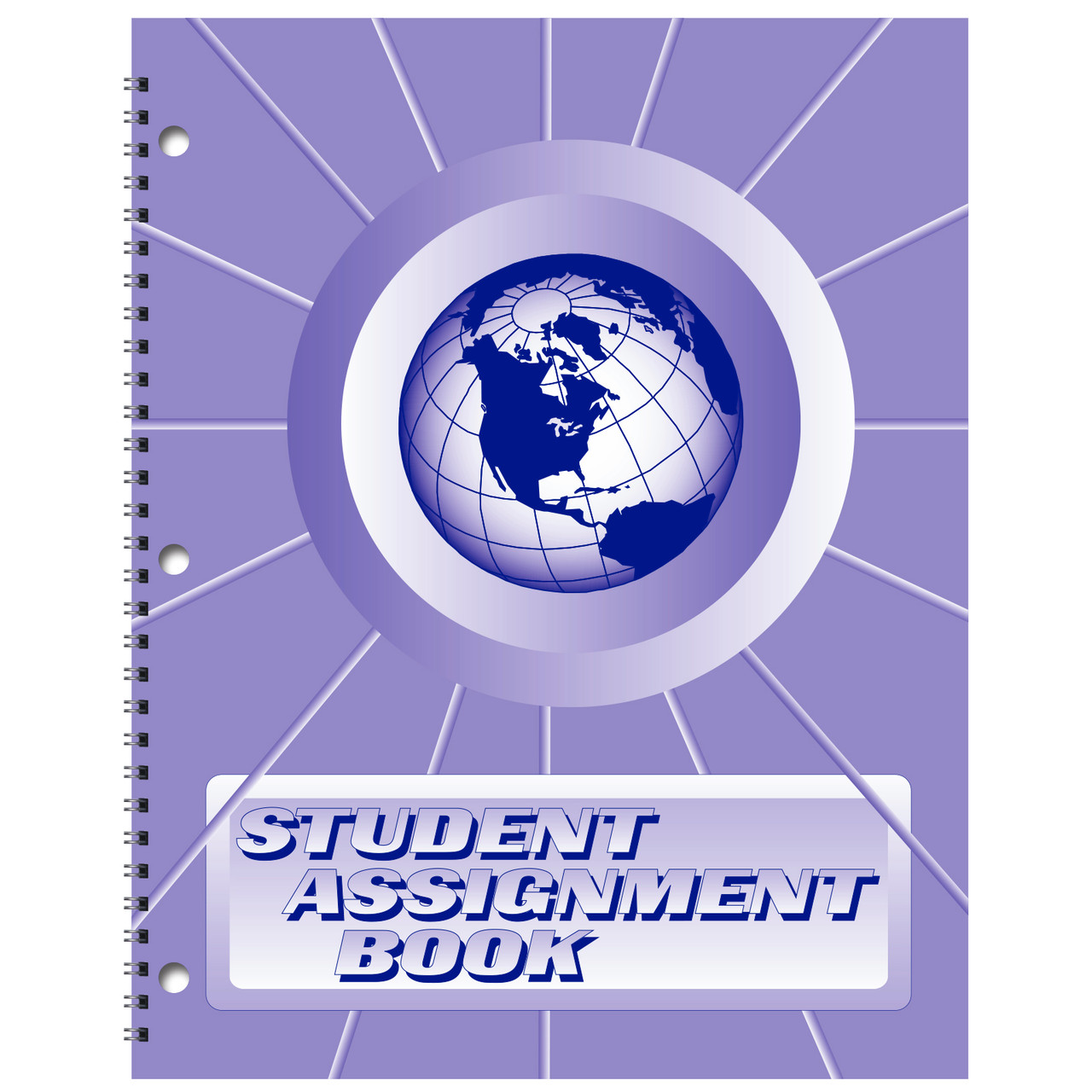 Ward Student Assignment Book - 8.5x11 - Elan Publishing Company