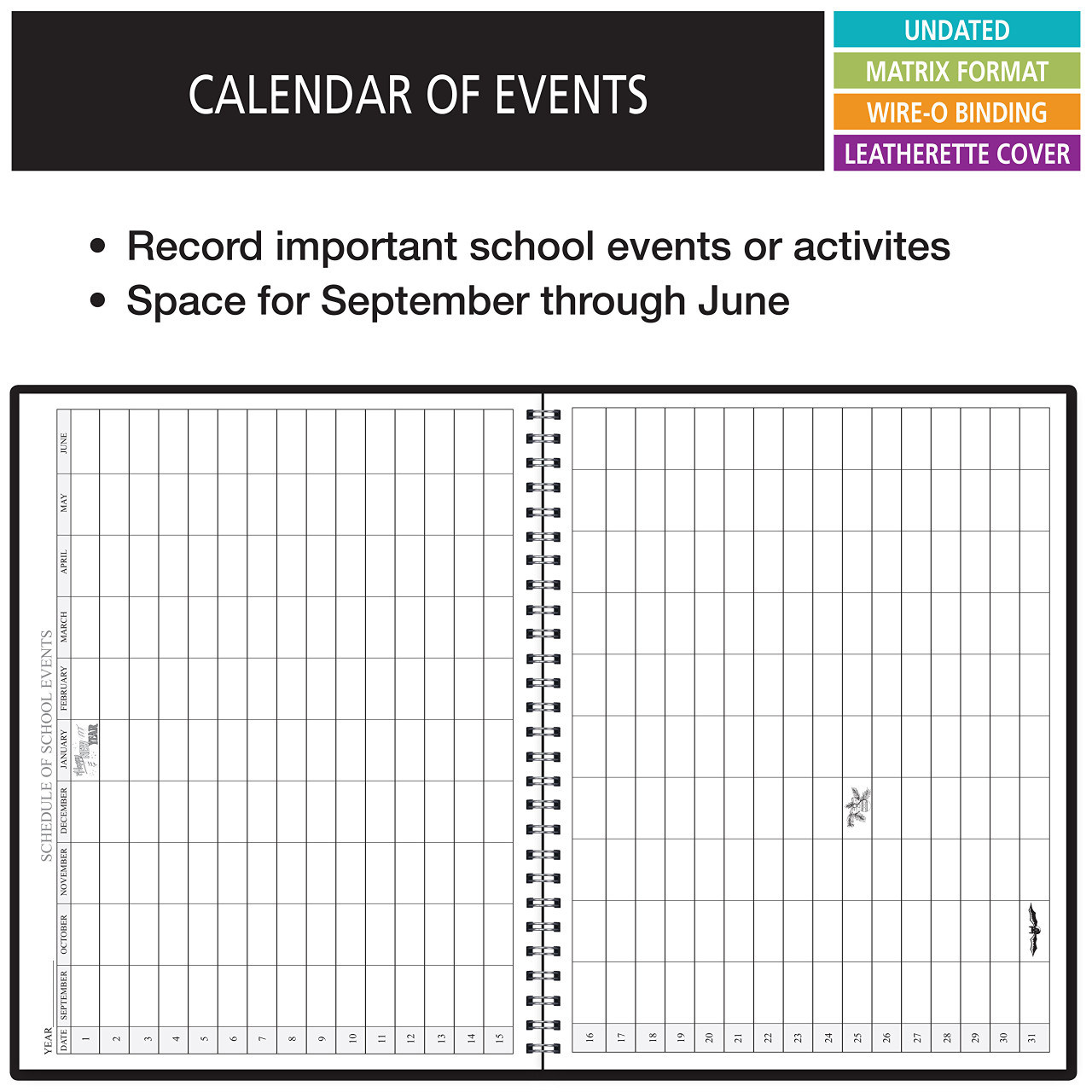 4 Period Teacher Lesson Plan; Days Vertically Down the Side