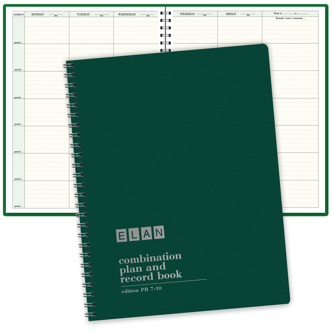 Combination Plan and Record Book: One efficient 8-1/2