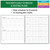 11" x 13" Over-sized Teacher Lesson Plan Book, 6 Period EXTRA Large; Days Horizontally Across the Top (King Plan)