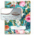 Hardcover Class Record Book for 9-10 Weeks - 35 Names - Large Squares (Teal Floral)