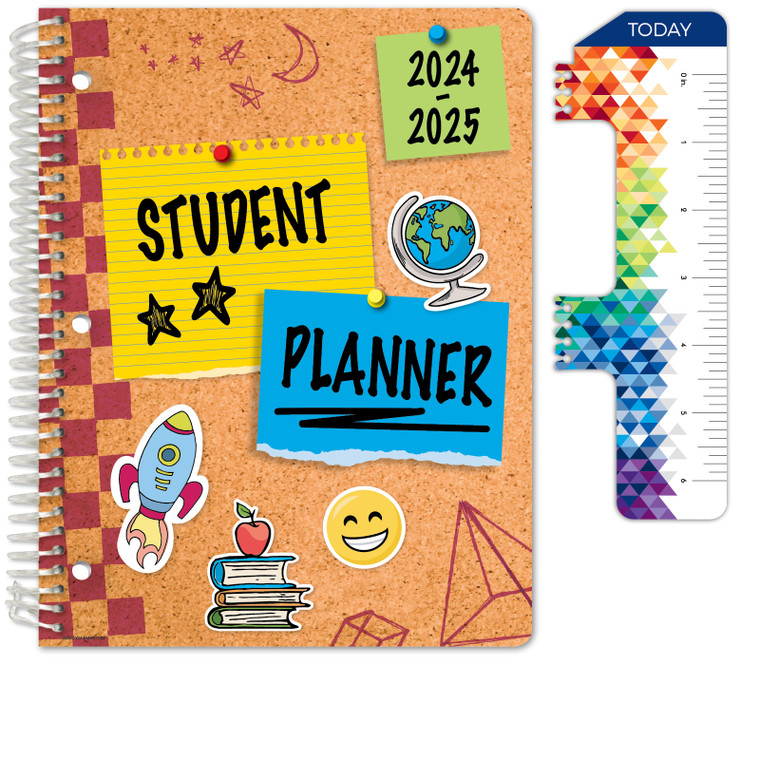 Elementary Student Planner AY 2024-2025 - Matrix Style - 8.5"x11" (Corkboard)
