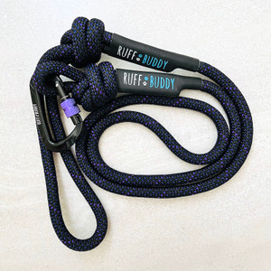 Ruff Buddy Climbing Rope Dog Leash Panther Knotted 5ft Full Rope Ruff Buddy Climbing Rope Dog Leash Panther Knotted 5ft Full Rope